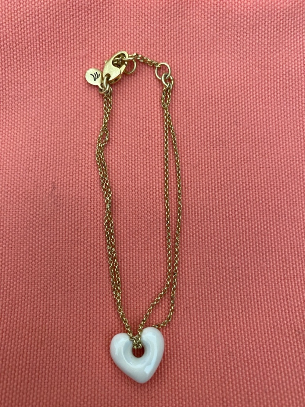Madewell Heart Charm Bracelet